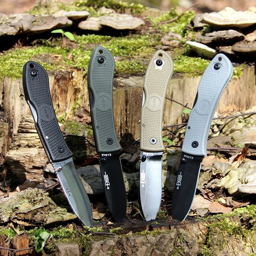 Ka-Bar - Nóż składany Dozier Folding Hunter - Foliage Green - 4062FG