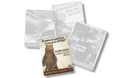Ka-Bar - Retro Poster - A Fistful Of Quality (with bear)